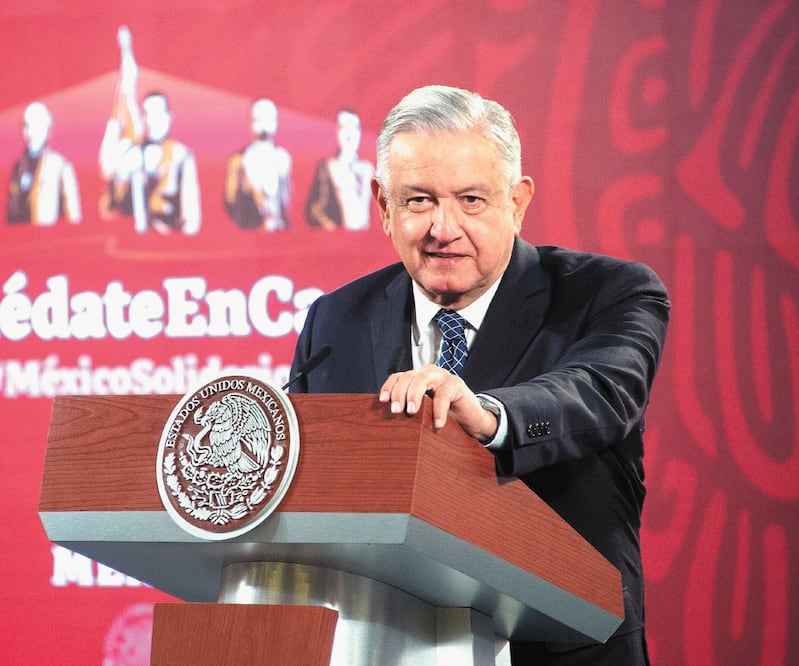 Los señalamientos del Presidente se contabilizaron en las conferencias que ofrece en Palacio Nacional. Foto: ARCHIVO EL UNIVERSAL