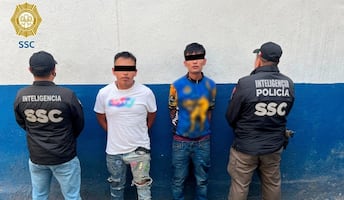 Detienen a dos con droga y arma cerca de secundaria en GAM; reforzarán vigilancia en Cuautepec