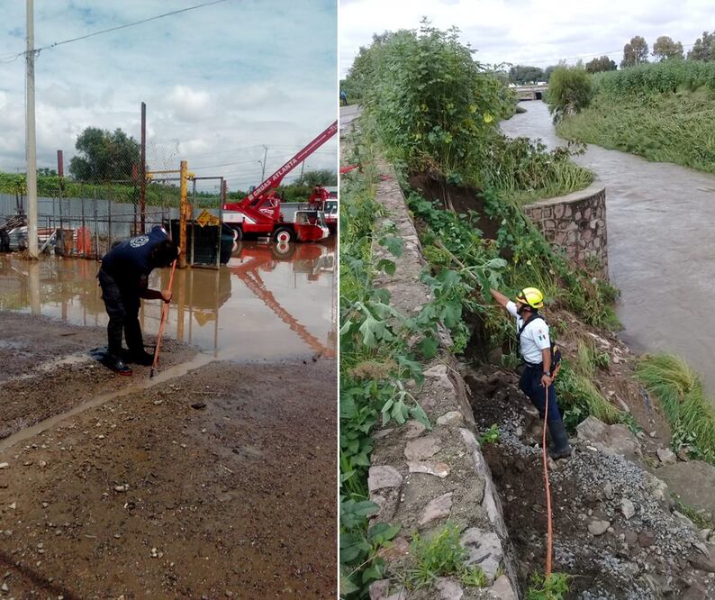 La Coordinación Municipal de Protección Civil activó el “operativo rana” y con el apoyo del Ejército se brindó auxilio a familias (Foto: tomadas de Twitter @Proteccion_leon)