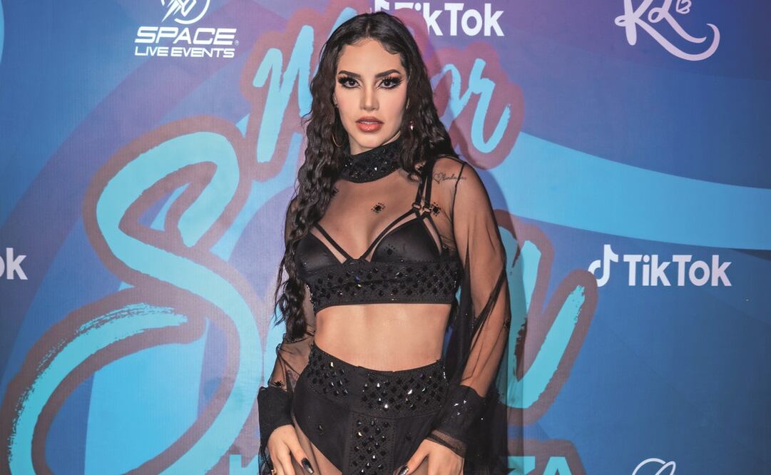 La youtuber ofreció un concierto para influencers en Acapulco, donde presentó su nueva canción. Foto: Cortesía