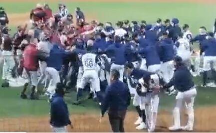 Brutal campal entre Tomateros y Algodoneros en las semifinales de la LMP 