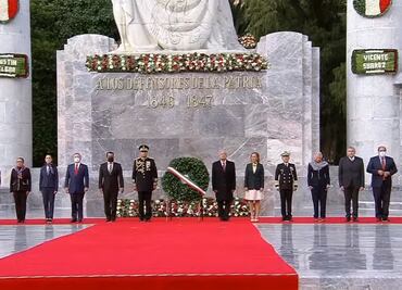 AMLO conmemora el 174 Aniversario de la defensa de los Niños Héroes de Chapultepec
