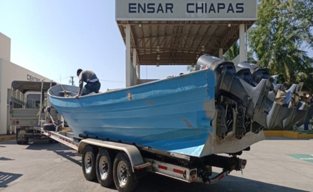 Marina asegura 873 kilos de clorhidrato de cocaína y más de dos mil litros de combustible en Chiapas