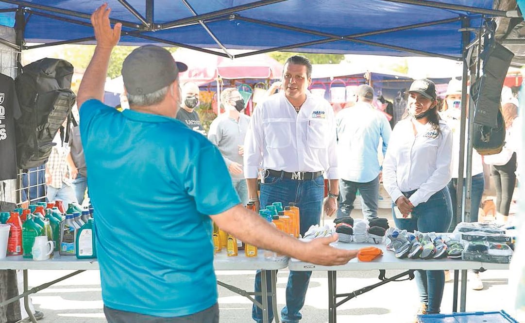 El aspirante a gobernador prometió otorgarles créditos para reactivar su economía. Foto: ESPECIAL