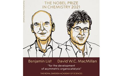 Otorgan Nobel de Química 2021 a científicos por una técnica para construir moléculas