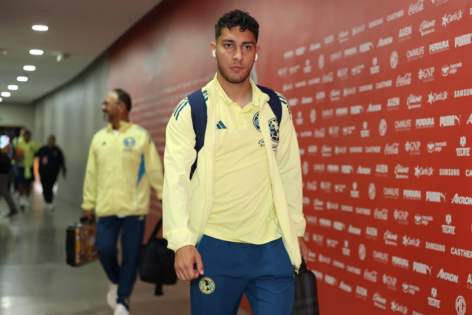 Sebastián Cáceres con el América, durante la fase regular del torneo Clausura 2026 - Foto: Imago7