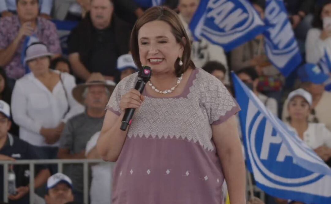 Xóchitl Gálvez en Baja California / Captura de pantalla