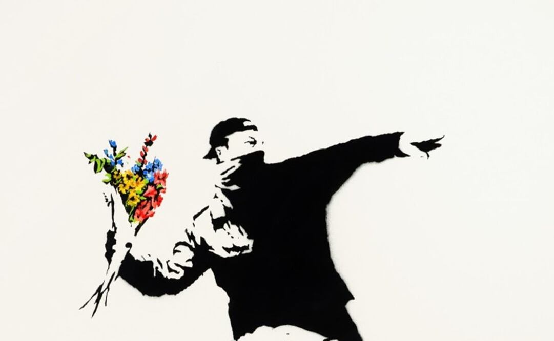 Banksy es un artista anónimo y quizás el artista callejero más controvertido de la actualidad - Foto: Tomada de https://www.sothebys.com