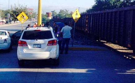 Se impacta vehículo con tren en Ciudad Victoria