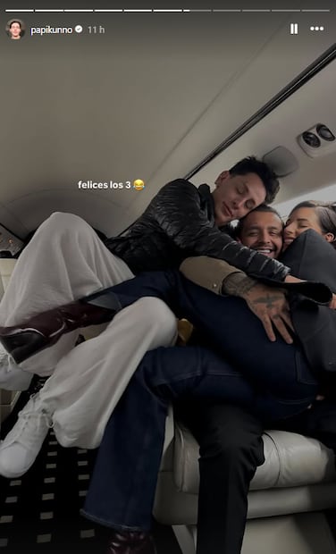 Kunno revela fotos de Ángela Aguilar y Christian Nodal juntos ante versiones de separación.