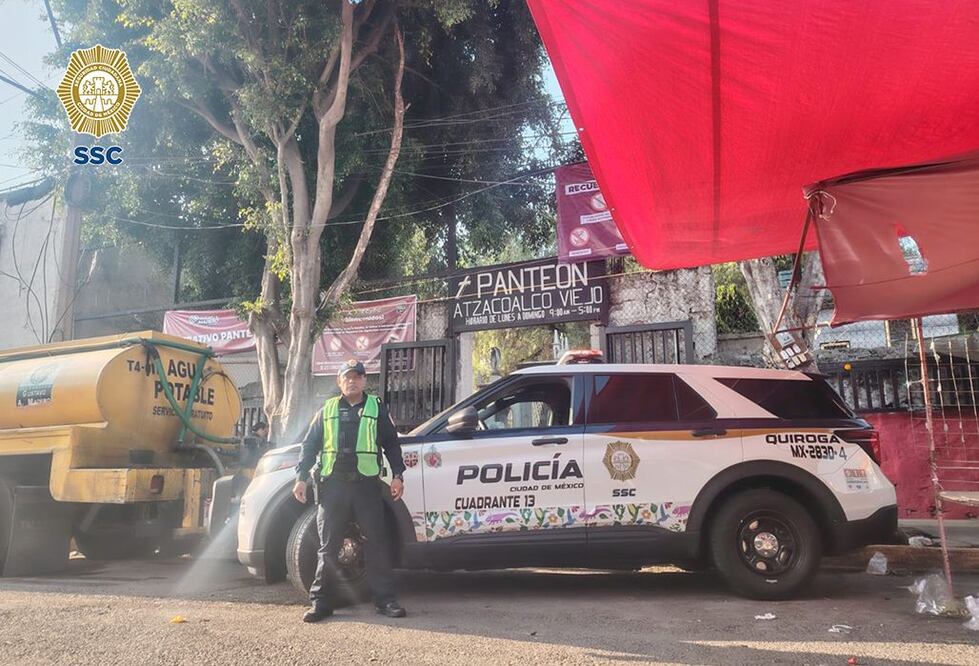 Refuerzan vigilancia en panteones y Rodadas del Terror por Día de Muertos en CDMX. Foto: Especial