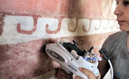 Cinabrio y hematita fueron utilizados en pintura mural de Teotihuacan