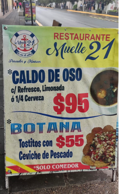 Después de 85 años en Chihuahua a este caldo de pescado se le sigue llamando Caldo de Oso. Cortesía Mario Trillo.