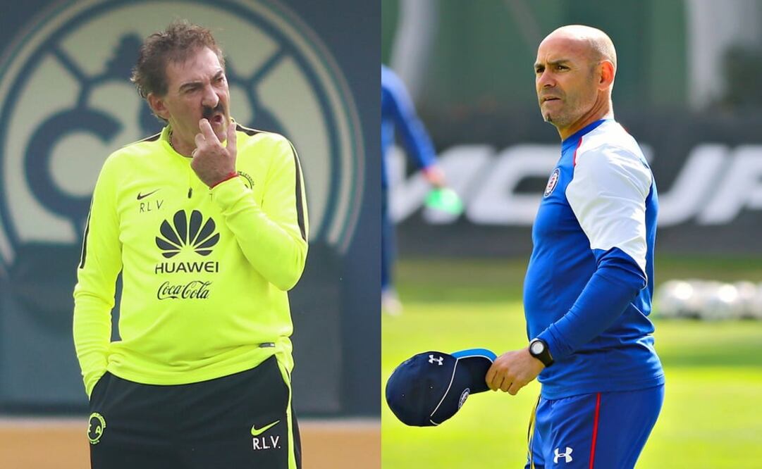 Ricardo La Volpe y Paco Jémez tienen la presión de dirigir a dos de los equipos "grandes" de la Liga Mx. Foto: Especial