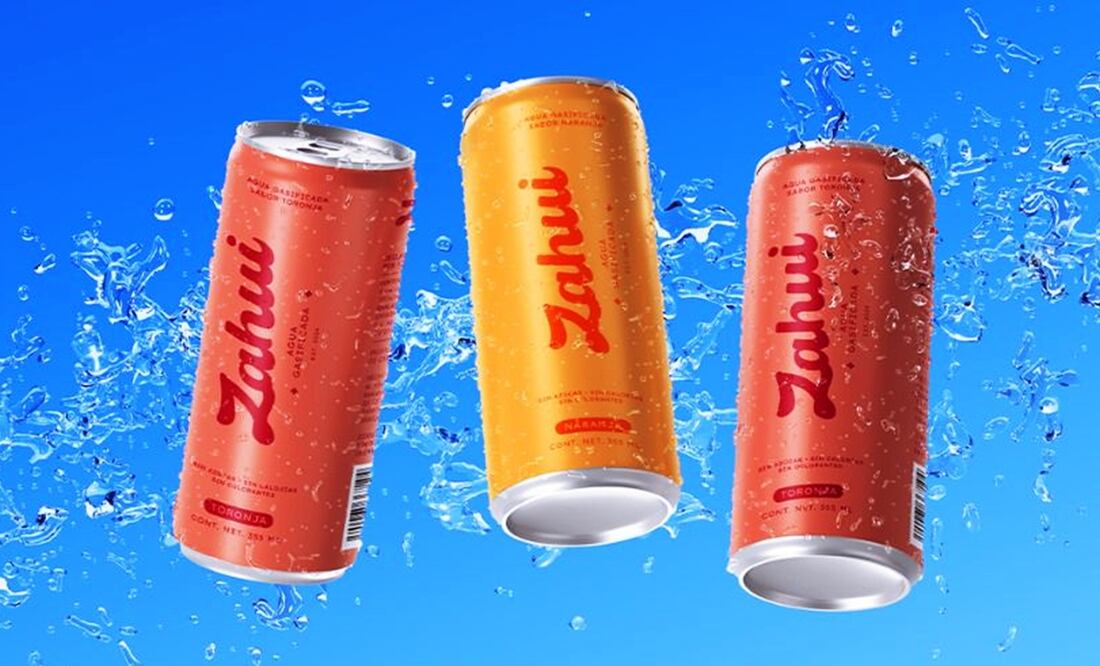 ZAHUI, la nueva bebida gasificada sabor naranja y toronja libre de sellos. Foto: cortesía.
