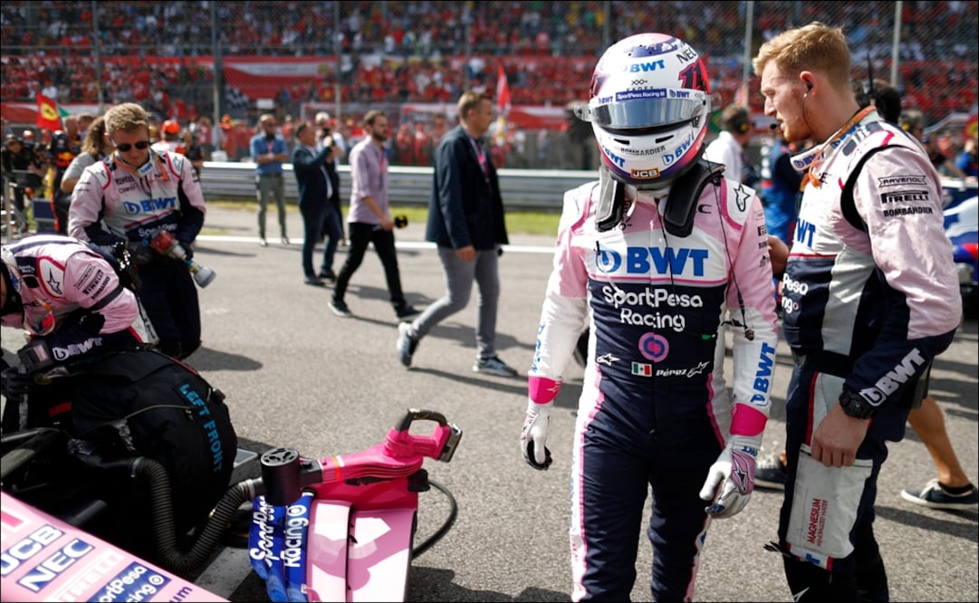 Piloto mexicano de Racing Point. Foto: Twitter