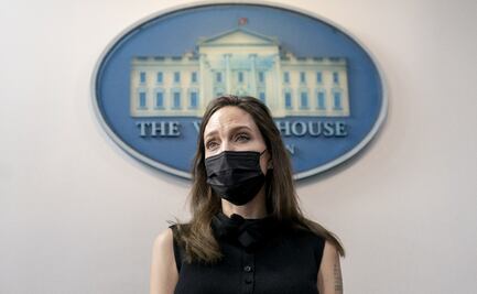 Desde la Casa Blanca, Angelina Jolie alienta a que se aprueben reformas para combatir la violencia machista 