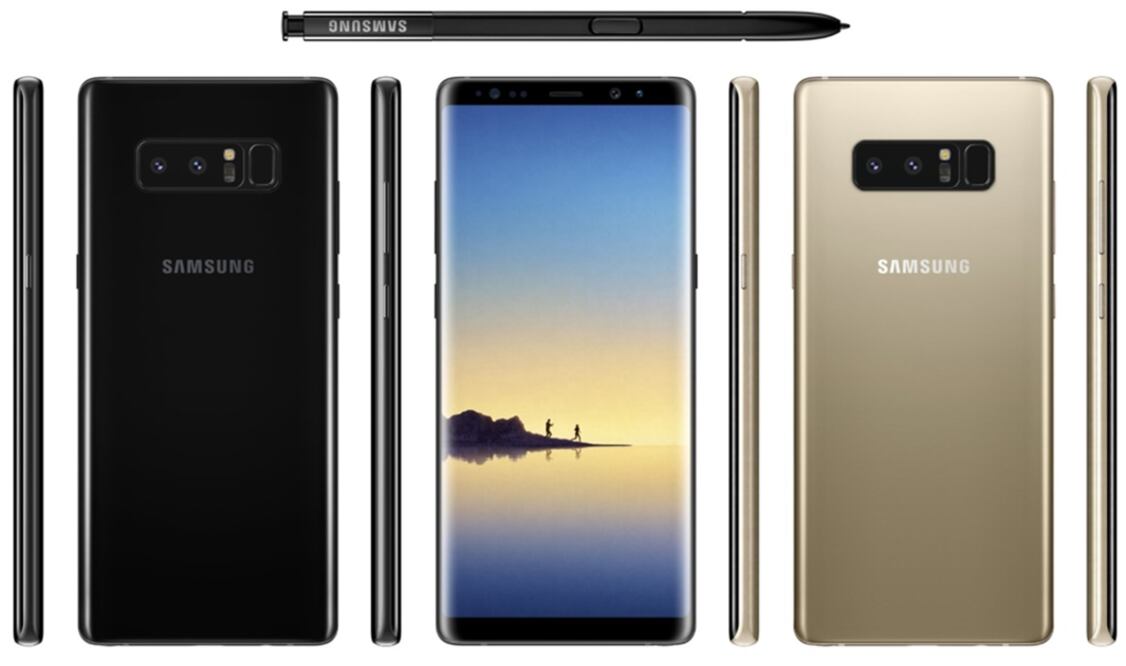 El nuevo Galaxy Note 8 será presentado el próximo 23 de octubre en Nueva York. (Foto: Cortesía Twitter de Evan Blass)