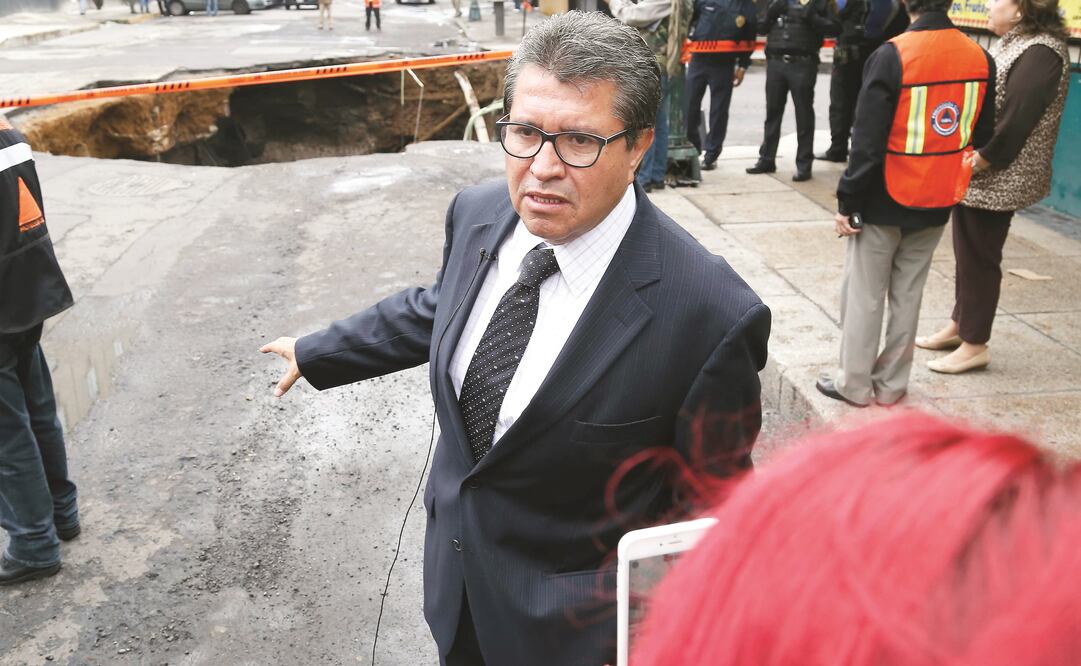 El delegado en Cuauhtémoc, Ricardo Monreal (AGUSTÍN SALINAS. EL UNIVERSAL)