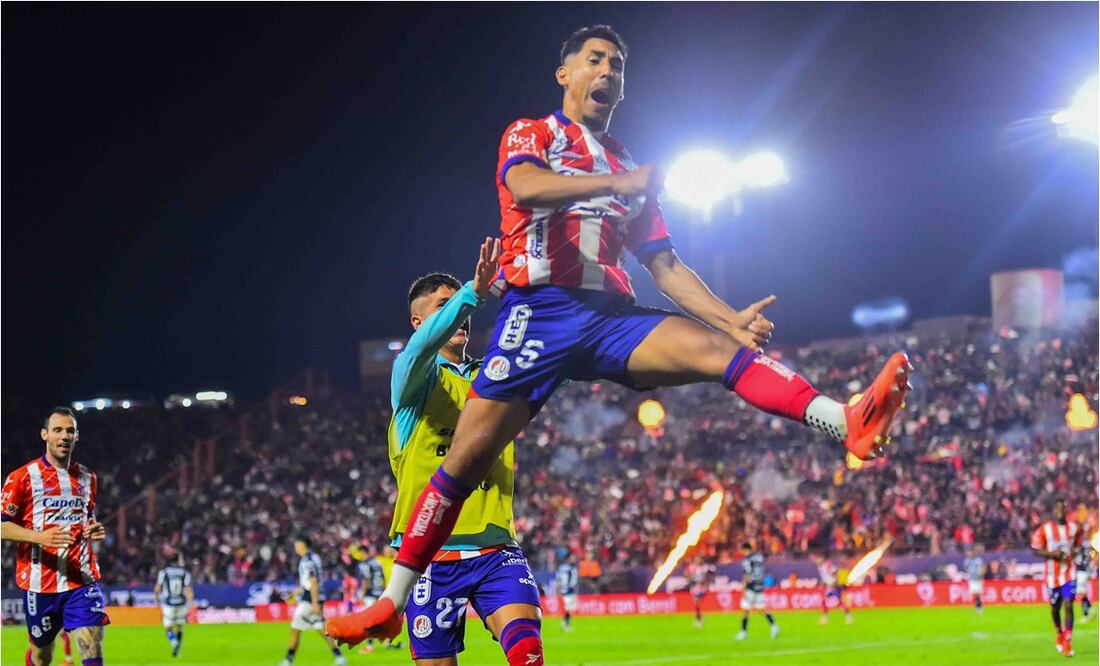 Ricardo Chávez hizo un auténtico golazo para el Atlético de San Luis. FOTO: IMAGO7