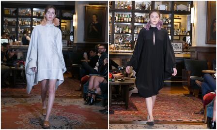 MBFWMx: Julia y Renata exponen un ensayo a los pliegues y la naturaleza