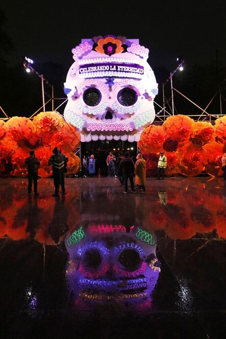 Celebrando la Eternidad es un recorrido nocturno que tiene una duración aproximada de 1 hora 15 minutos / Foto: Secretaría de Cultura de la Ciudad de México