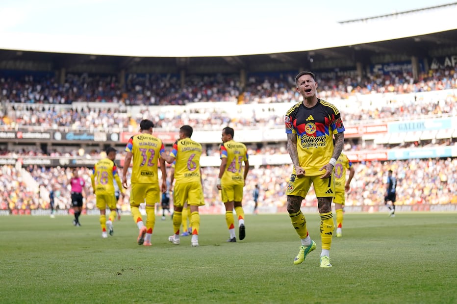 América en festejo de gol, durante la fase regular del Clausura 2026 de la Liga MX - Foto: Imago7