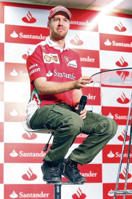 Vettel tiene confianza en dar una sorpresa, pues en las últimas competencias han estado muy cerca de los Mercedes (GUSTÍN SALINAS. EL UNIVERSAL)