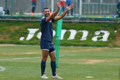 Cauteruccio está muy a gusto en Cruz Azul, aunque no juegue