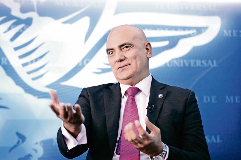 Mario Alberto González Aguilera, secretario general de la Asociación Sindical de Pilotos Aviadores de México (ASPA) (IVÁN STEPHENS. EL UNIVERSAL)