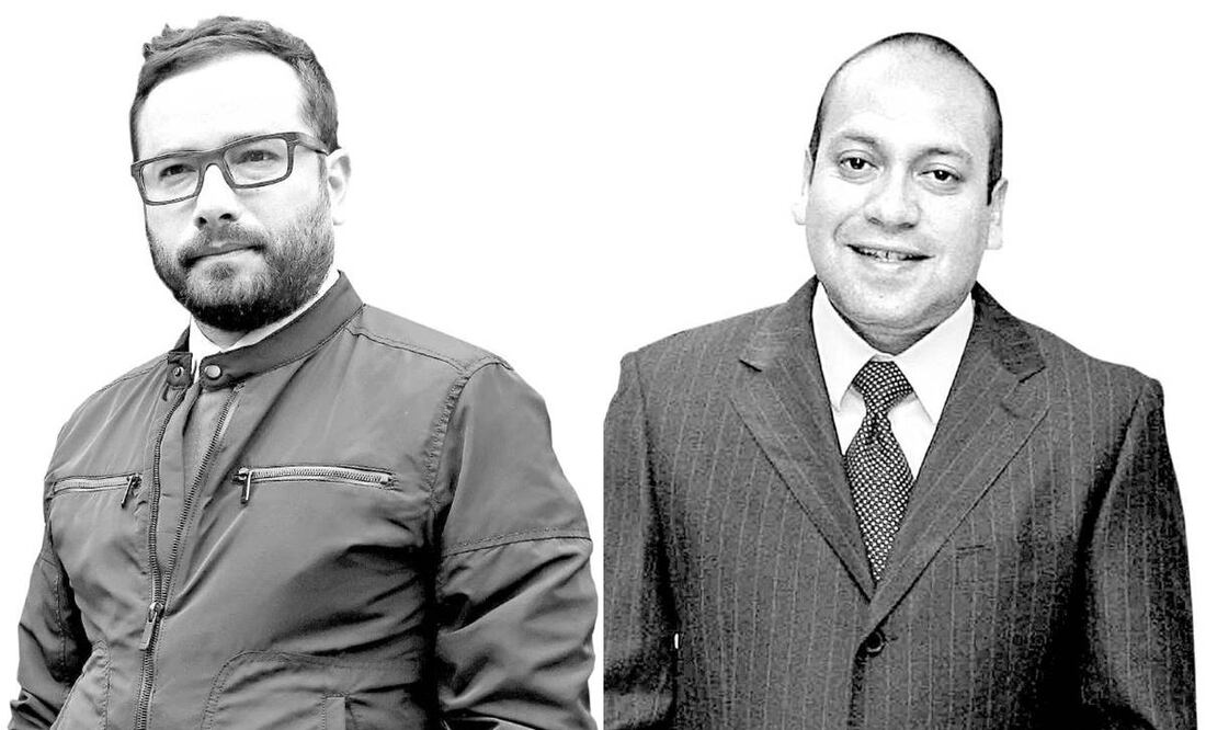 Víctor Hugo Romo, alcalde de Miguel Hidalgo; y Julio César Moreno, alcalde de Venustiano Carranza. Foto: Archivo/EL UNIVERSAL