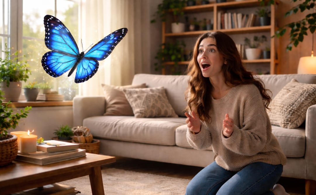¿Qué significa cuando una mariposa entra a tu hogar?; conoce las causas y cómo protegerlas. Foto: Imagen generada con IA