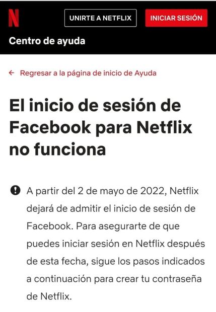 Netflix se separa de Facebook, ¿qué pasará con mi cuenta?