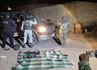 Reportan disparos entre grupos del crimen organizado en Guachochi, Chihuahua; aseguran arsenal