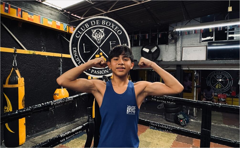 Paris Díaz, peleador del Club Lobos Franco. FOTO: Edgar Enriquez/ EL UNIVERSAL