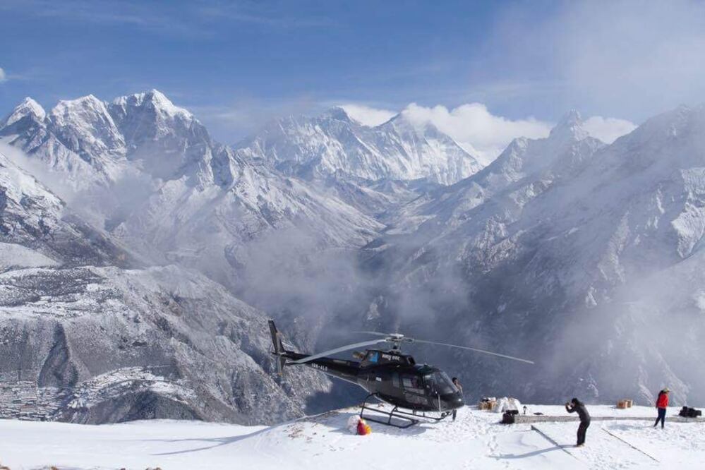 Los helicópteros están equipados con motores Turbomeca 2D1, especialmente diseñados para volar a gran altitud. Foto: Especial