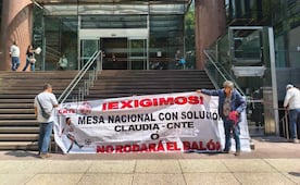 CNTE pone abrogación de Ley del ISSSTE como condición para terminar plantón y movilizaciones; reconoce desgaste físico y económico