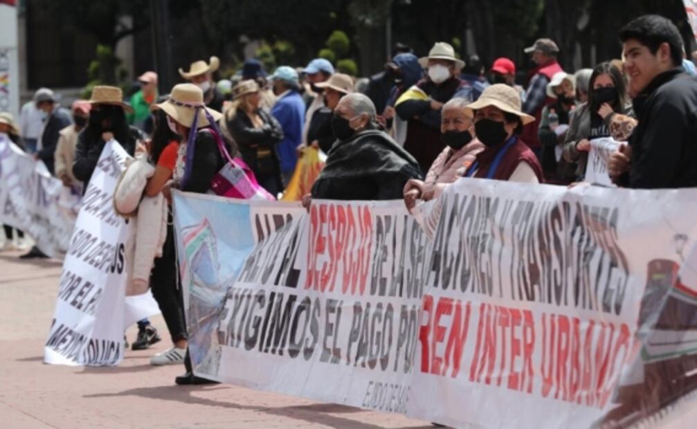 Ejidatarios exigen indemnización por predios donde atraviesa Tren Interurbano
