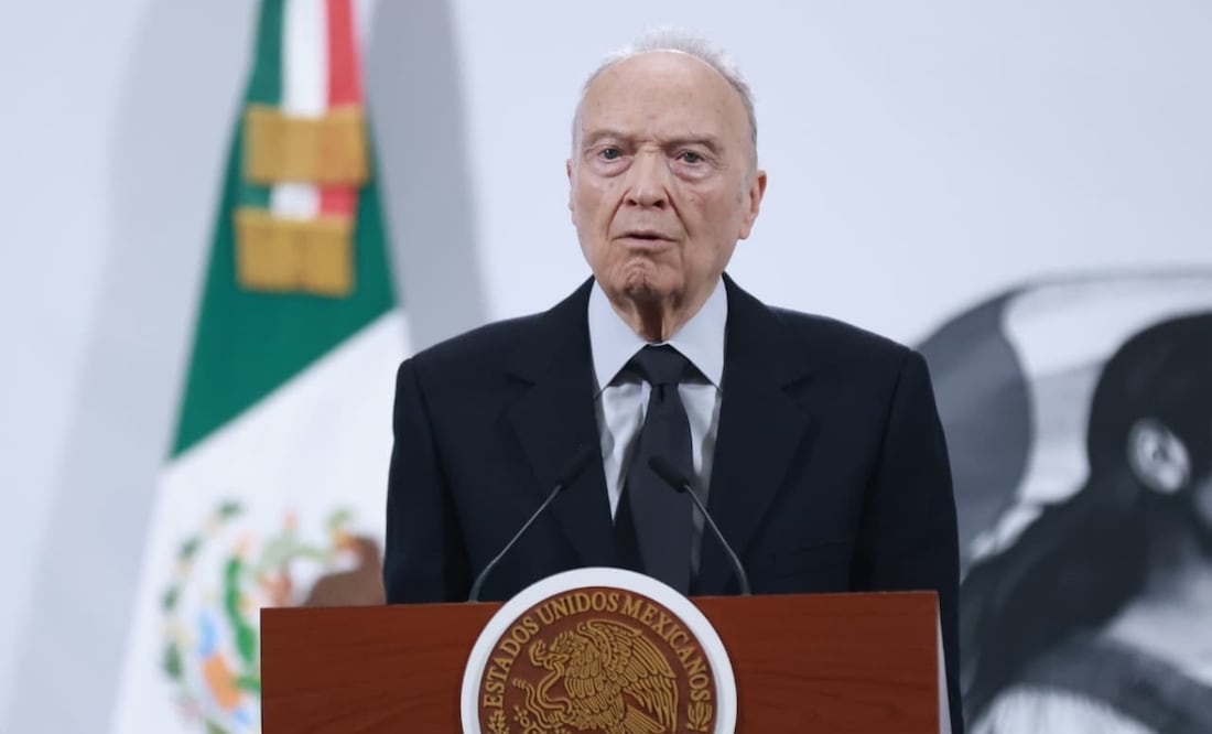 Ciudad de México 07 octubre 2025 Conferencia del pueblo encabezada por la presidenta Claudia Sheinbaum Pardo acompañada del gabinete de seguridad, en el salón de tesorería. Foto: Fernanda Rojas / EL UNIVERSAL