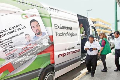Aplican 9,300 pruebas toxicológicas a choferes