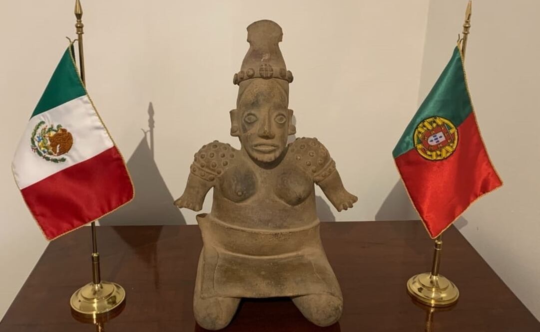 Tala-Tonalá de la tradición cultural Tumbas de Tiro, procedente del actual estado de Jalisco y manufacturada entre los años 300 a.C. al 600 d.C Foto: Especial