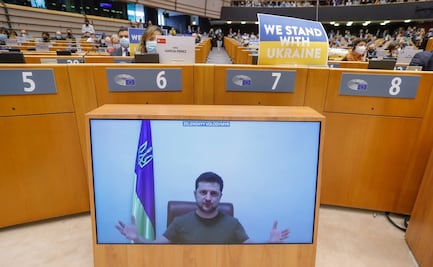 "Prueben que están con nosotros", exige presidente de Ucrania a la Unión Europea