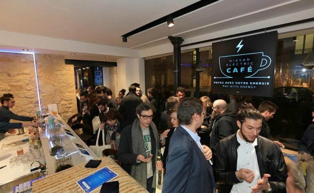 Nissan inaugura el nuevo Electric Café
