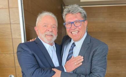 Monreal se reúne con el expresidente de Brasil, Lula da Silva