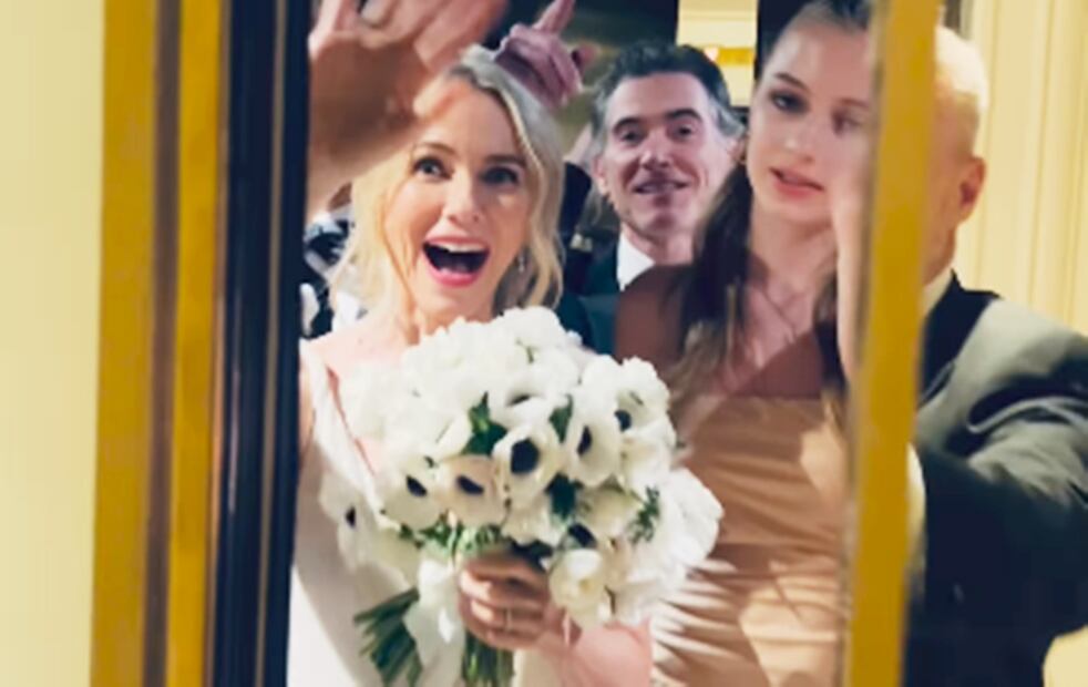 Naomi Watts se casó este fin de semana con Billy Crudup.
Foto: Instagram