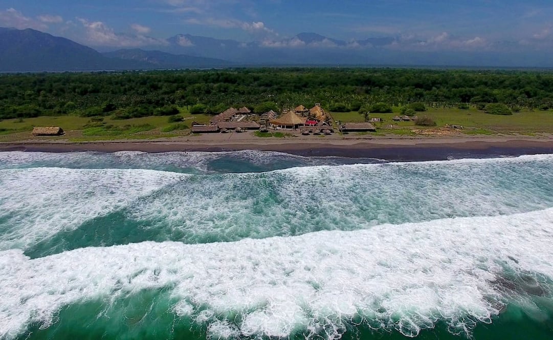 La playa de El Madresal, en Chiapas. Foto: Cortesía El Madresal