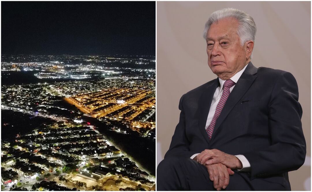 Manuel Bartlett sostiene encuentro con AMLO tras apagones del martes. Foto: EFE  - Carlos Mejía / EL UNIVERSAL