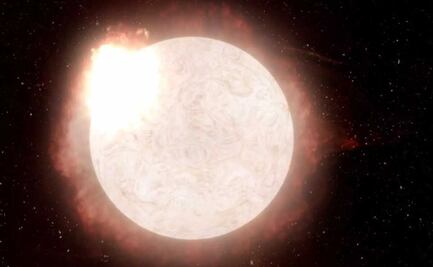 Por primera vez, observan en tiempo real la explosión de una estrella supergigante roja
