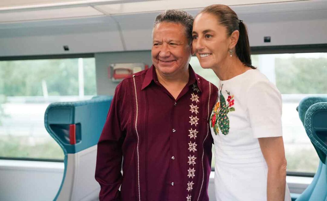 Gobernador de Hidalgo con la presidenta Claudia Sheinbaum  / Foto: Especial