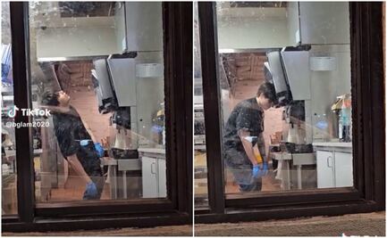 VIDEO: Empleado de Taco Bell atiende en modo "zombie" y cliente vive aterrador momento